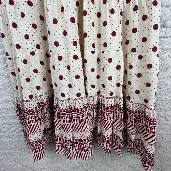 NOA NOA Baby Doll Dress Medium Whimsy Faux Wrap Rockabilly - Picture 5 of 16